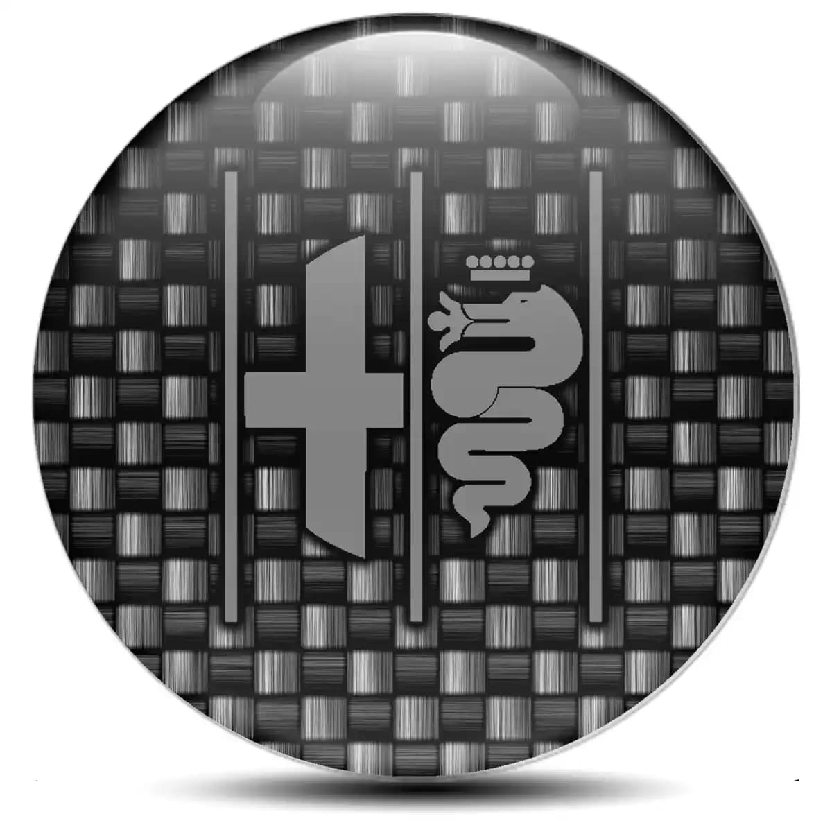 Alfa Romeo Emblem Epoxy Self-Adhesive Premium Edition