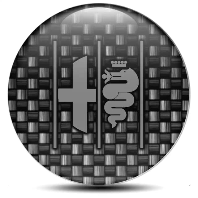 Alfa Romeo Emblem Epoxy Self-Adhesive Premium Edition