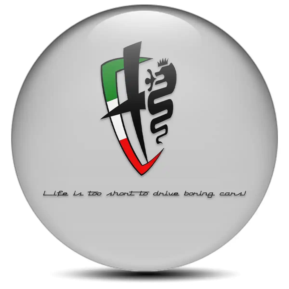 Alfa Romeo Emblem Wheel Center Caps Luxury Edition