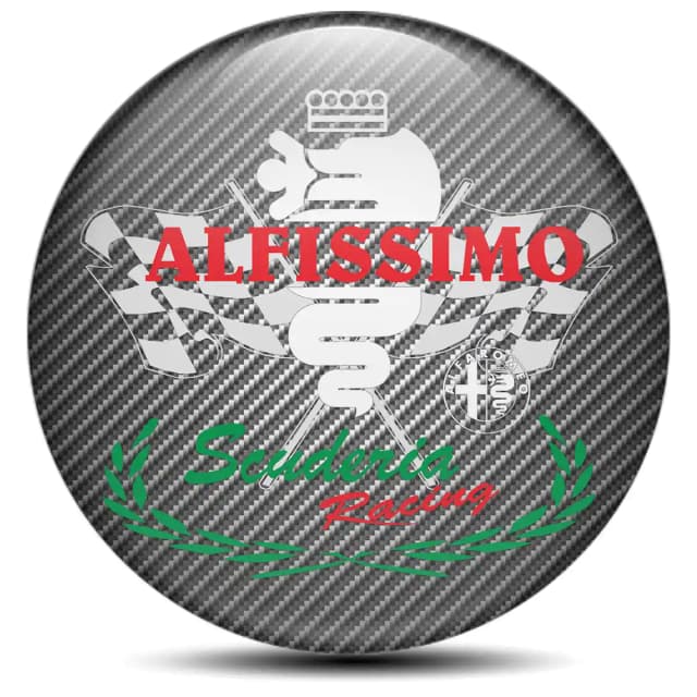 Alfa Romeo Emblem Wheel Center Caps Stylish Design