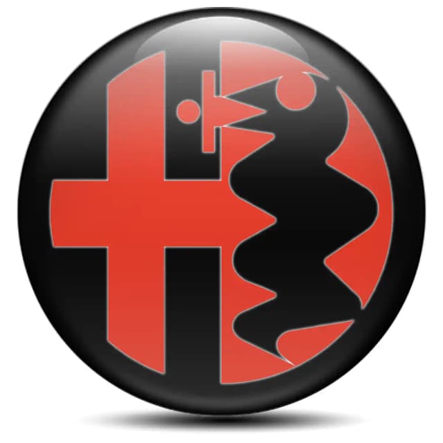 Alfa Romeo Epoxy Sticker High Quality