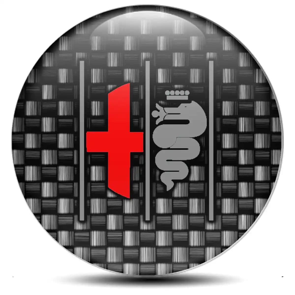 Alfa Romeo Epoxy Sticker Premium Quality