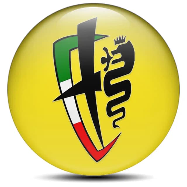 Alfa Romeo Epoxy Sticker Stylish Design