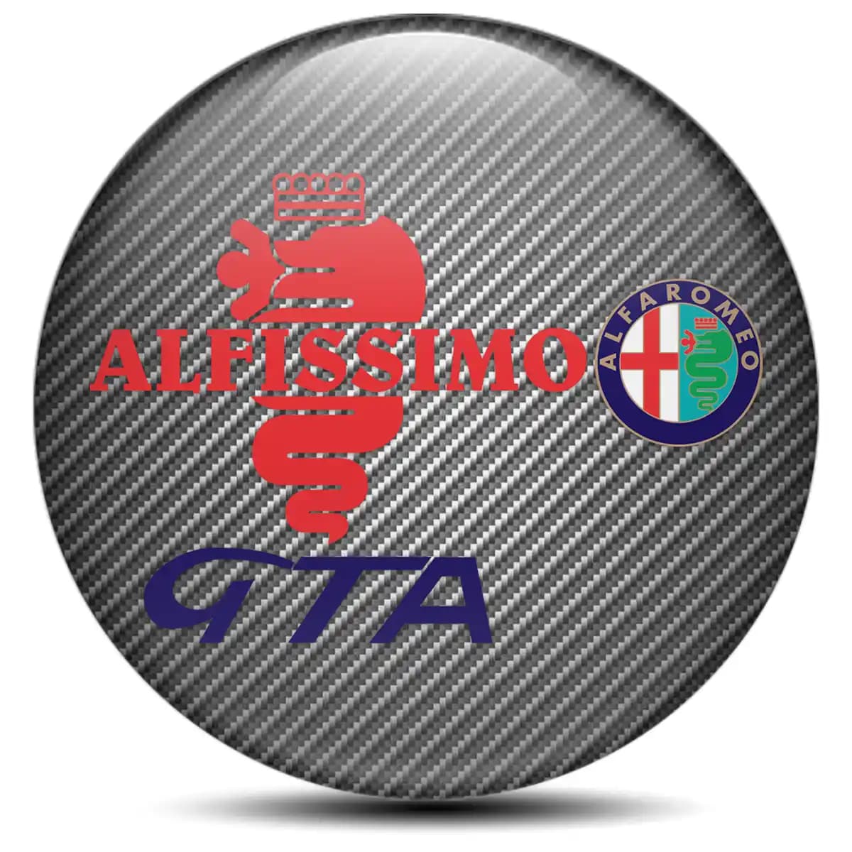 Alfa Romeo Logo Emblem Self-Adhesive Limited Edition