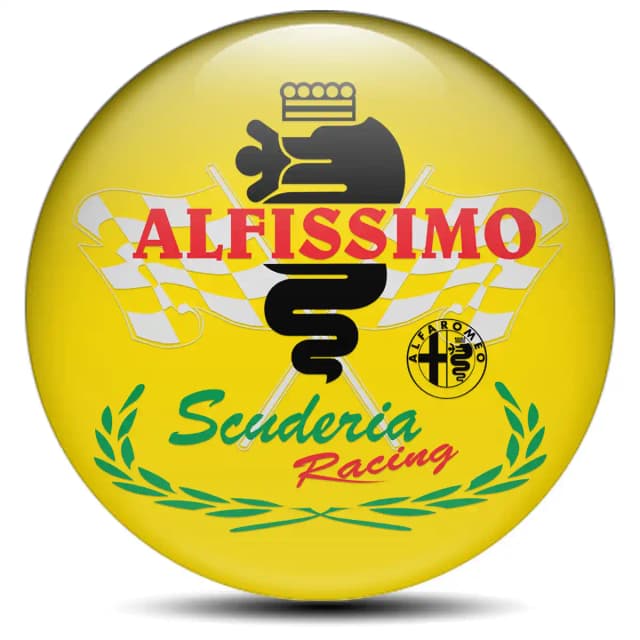 Alfa Romeo Wheel Emblem Self-Adhesive High Quality