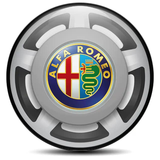 Alfa Romeo Wheel Emblems High Quality