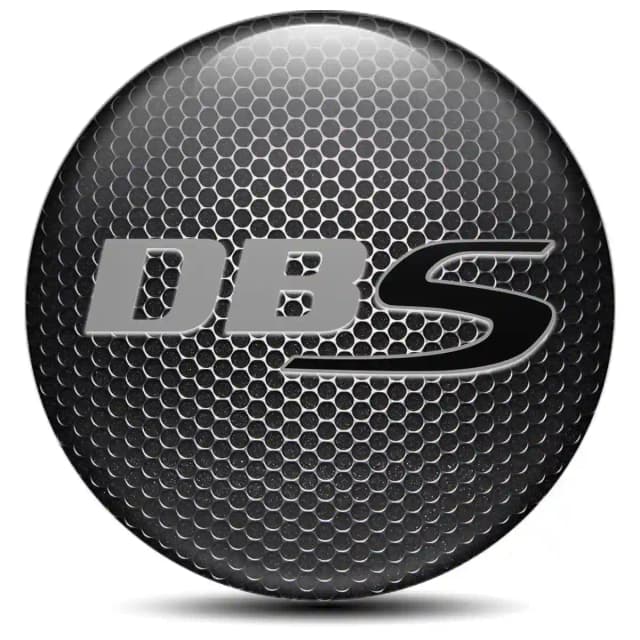 Aston Martin DBS Domed Sticker Stylish Design