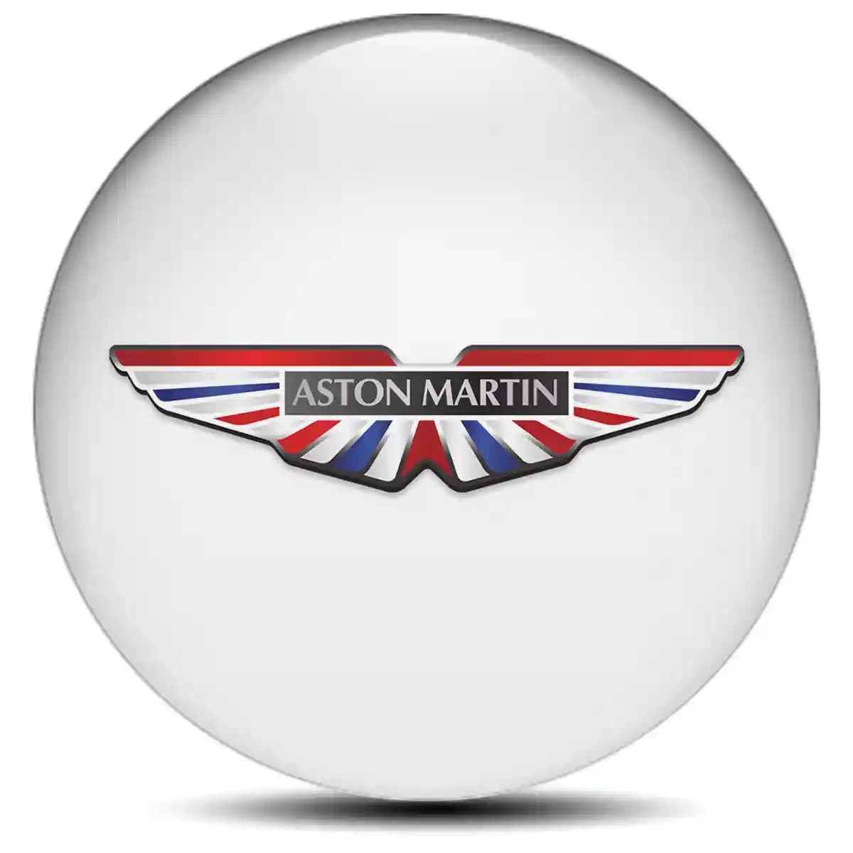 Aston Martin Domed Emblem Stylish Design