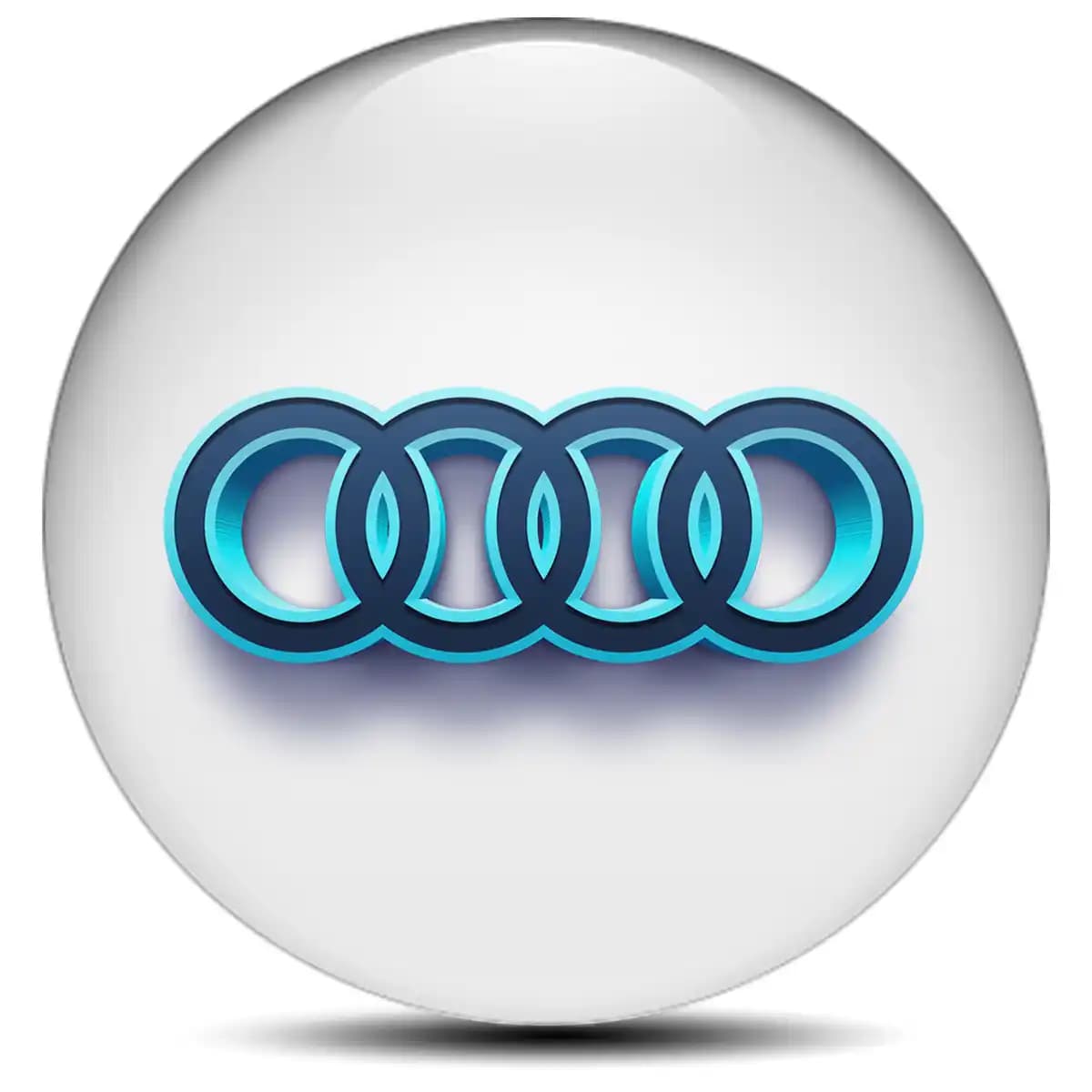 Audi Badge Emblems Center Cap Exterior Design