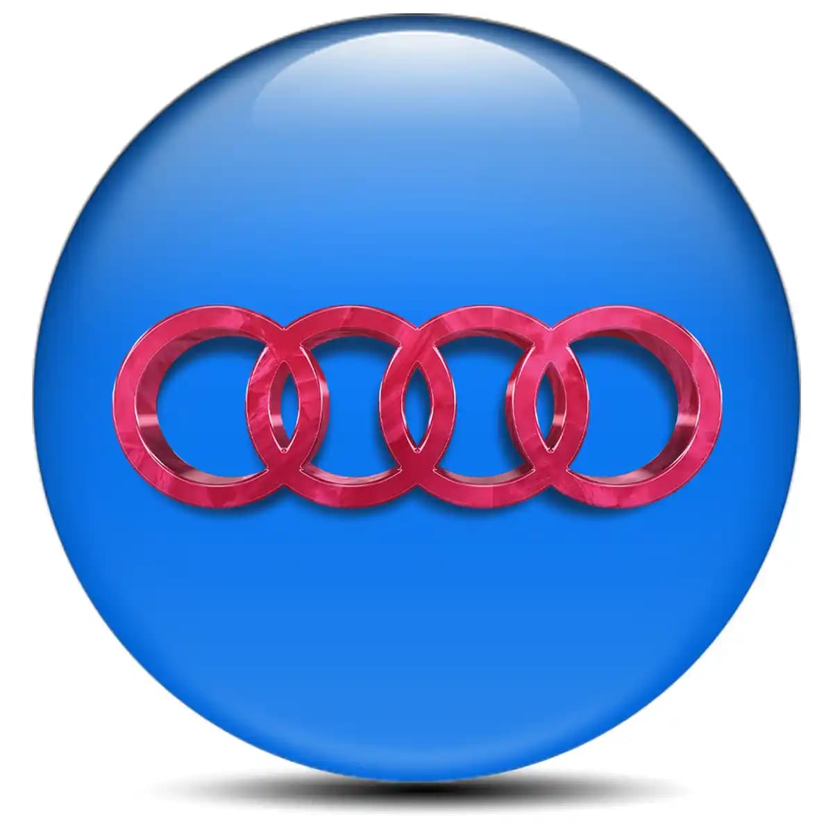 Audi Badge Emblems Center Cap Premium Quality