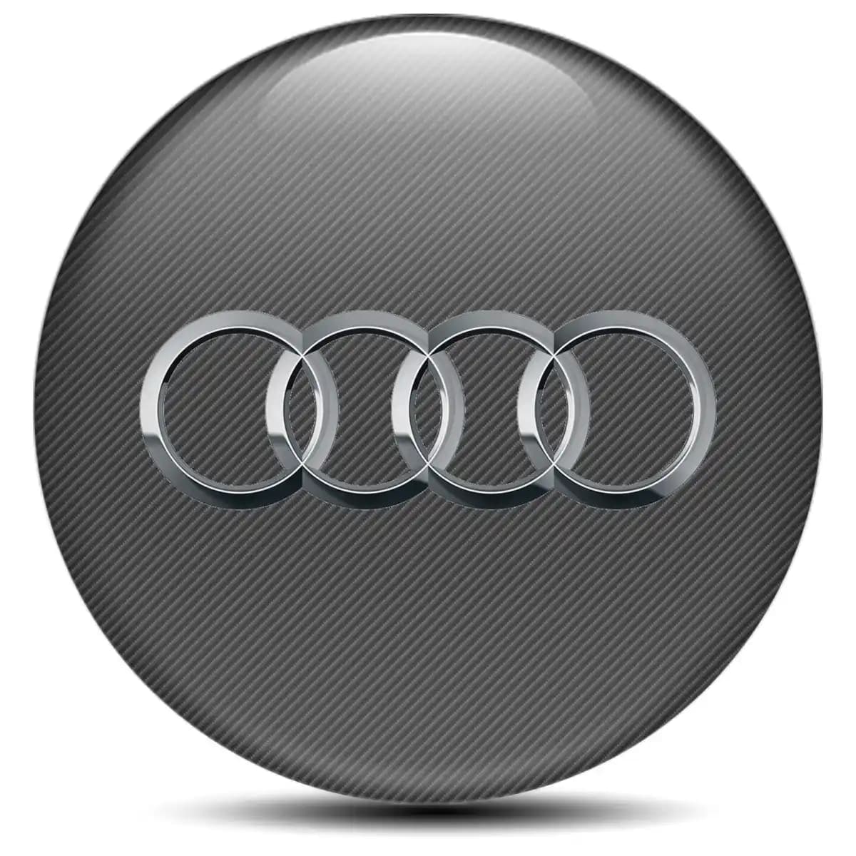 Audi Badge Emblems Center Cap Premium Resin