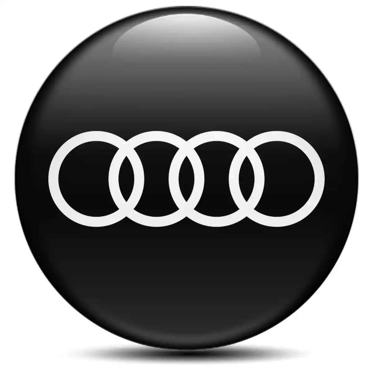 Audi Badge Emblems Center Cap Stylish Design