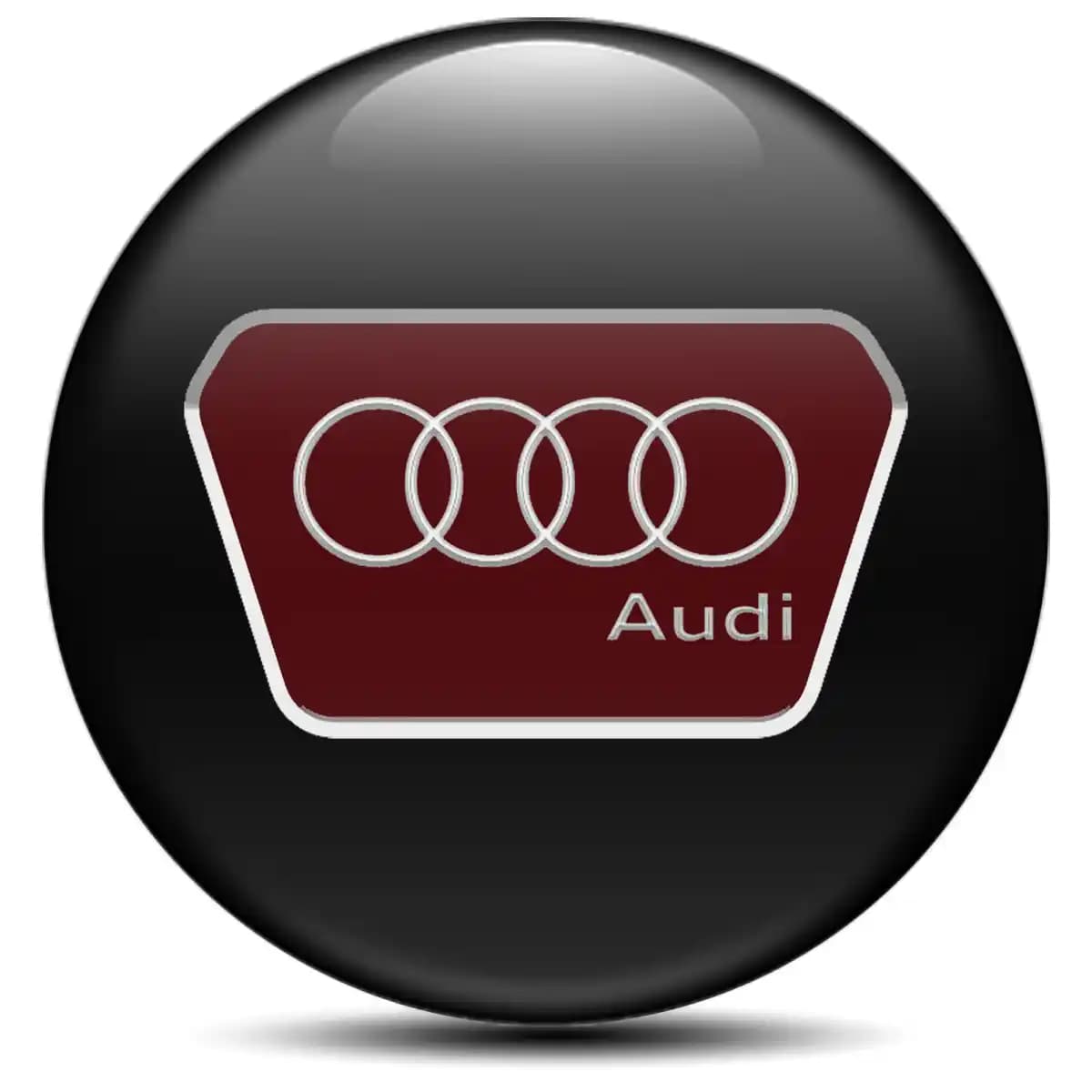 Audi Domed Emblem Self-Adhesive High Quality
