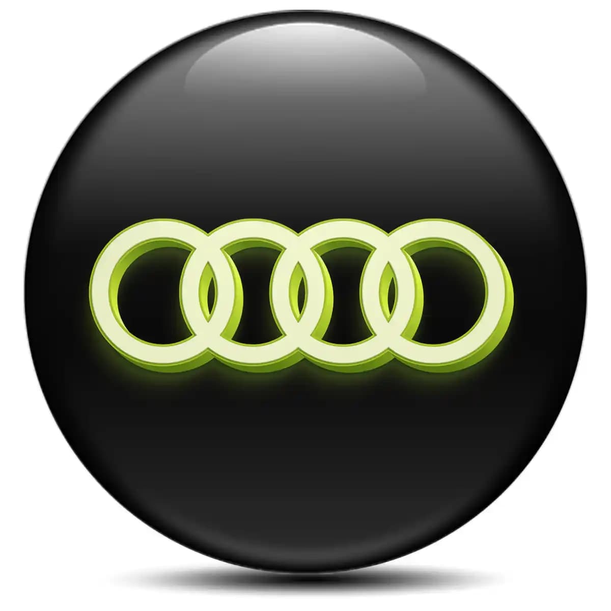 Audi Domed Emblem Self-Adhesive Luxury Edition