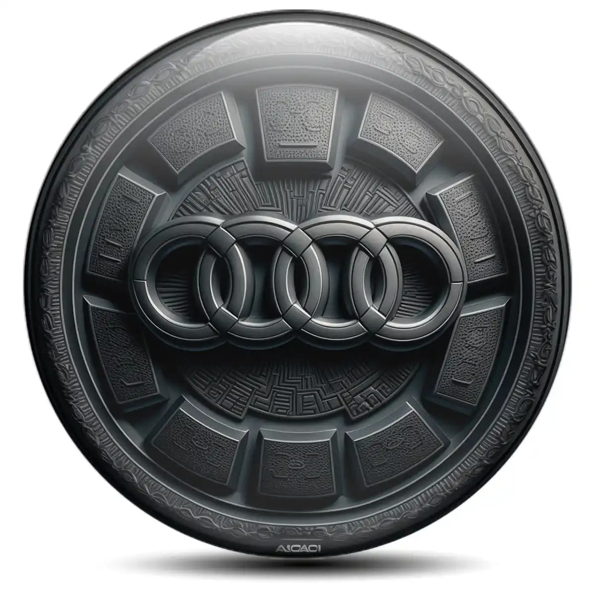 Audi Domed Emblem Self-Adhesive Tuning Car