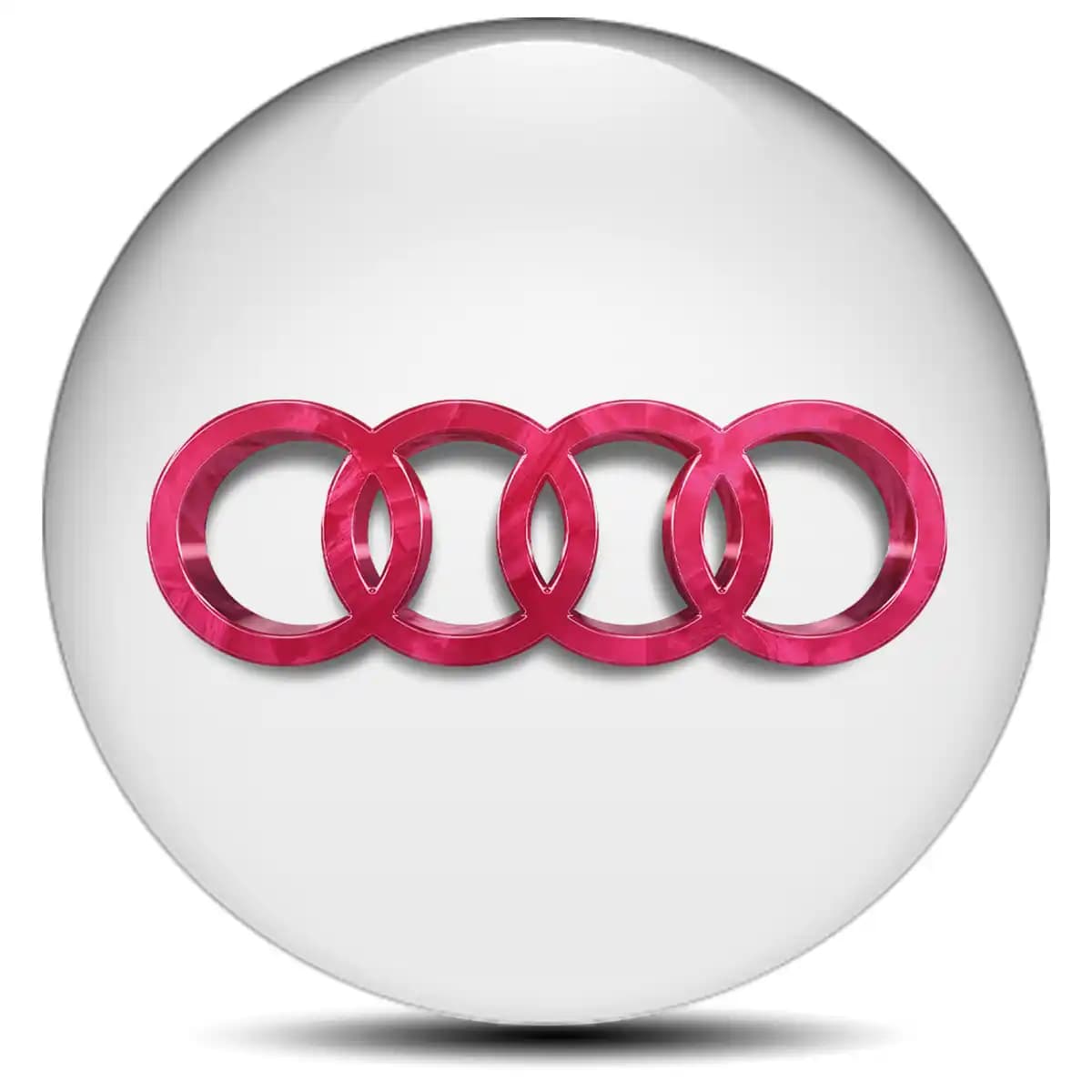 Audi Domed Emblem Tuning Car