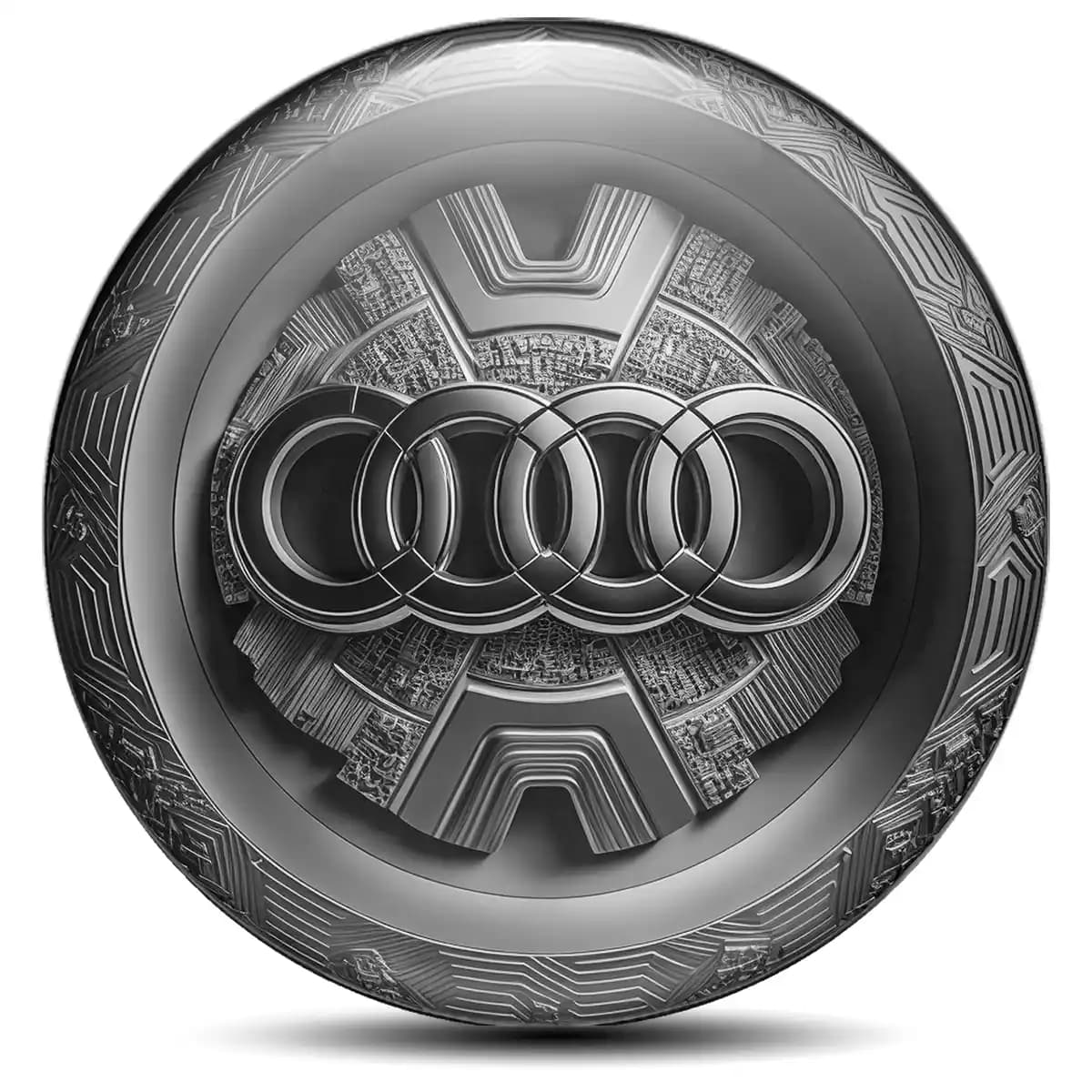 Audi Domed Sticker Exterior Design