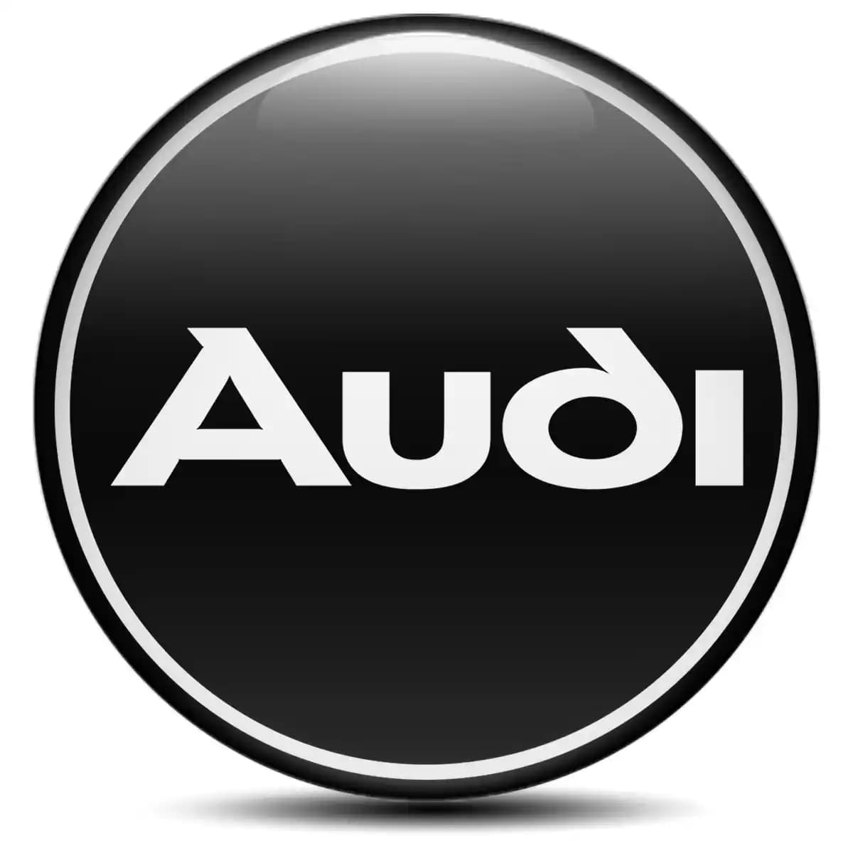 Audi Domed Sticker High Quality
