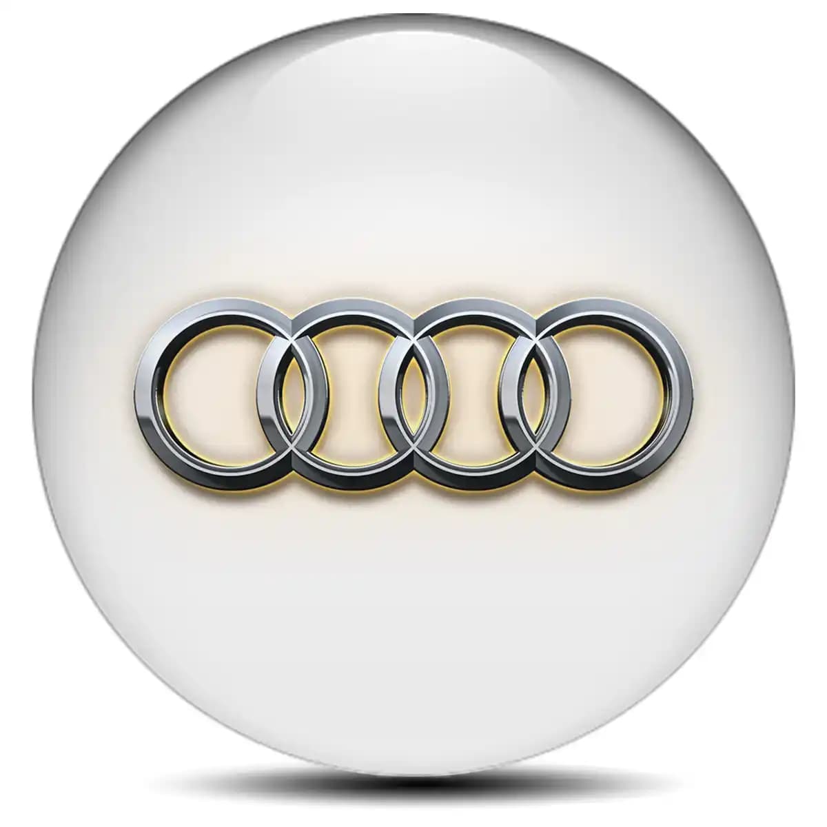 Audi Domed Sticker Premium Quality