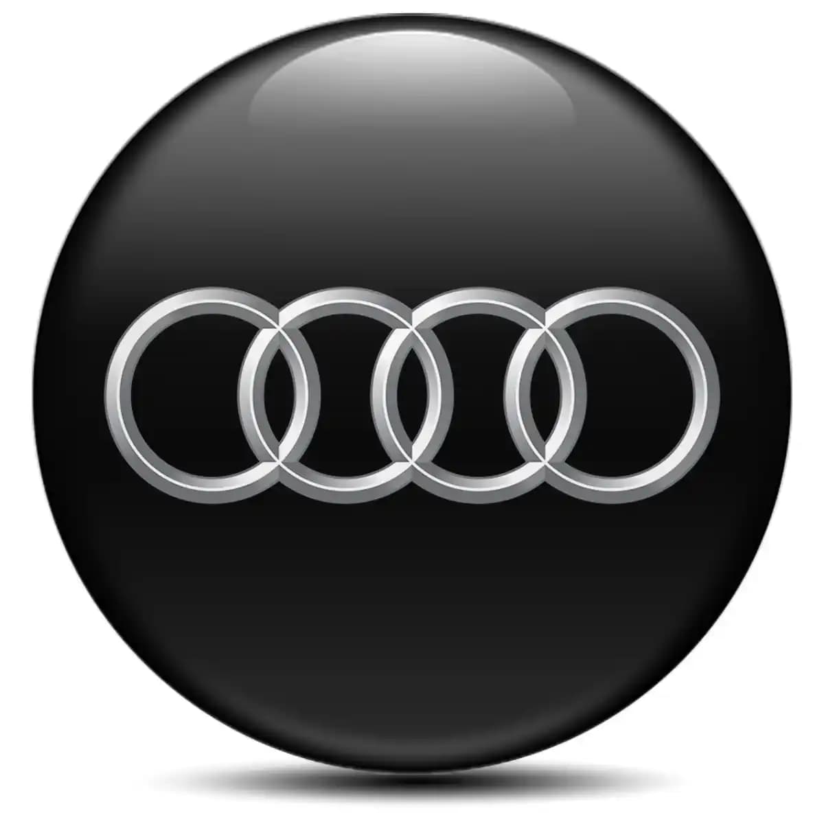 Audi Domed Sticker Self-Adhesive Branded Edition