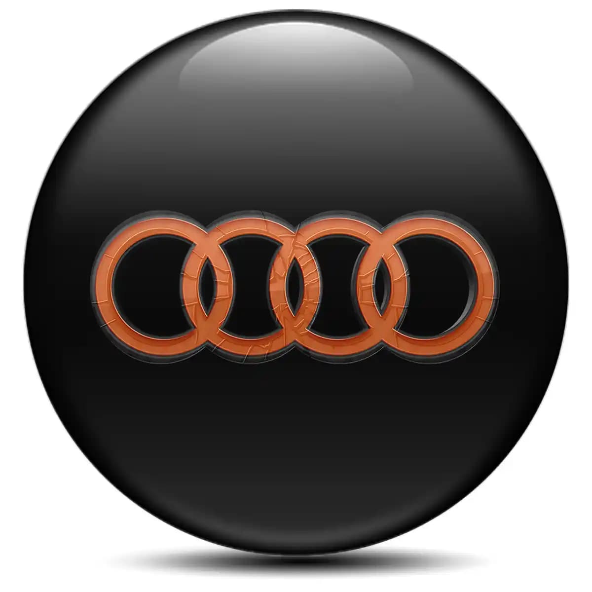 Audi Domed Sticker Self-Adhesive Exterior Design