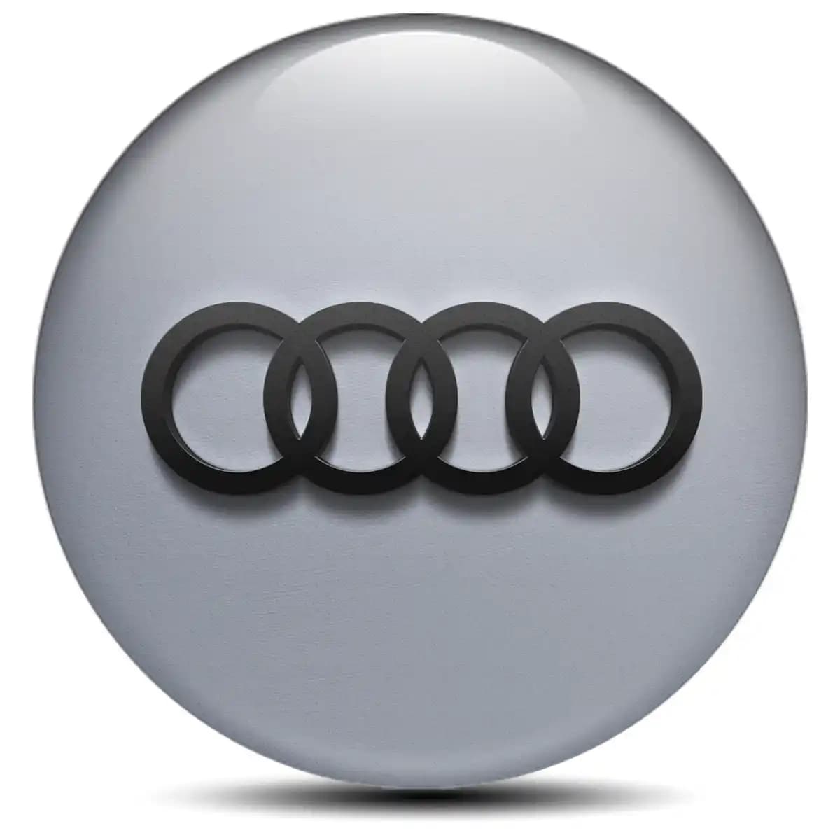 Audi Domed Sticker Self-Adhesive Premium Resin