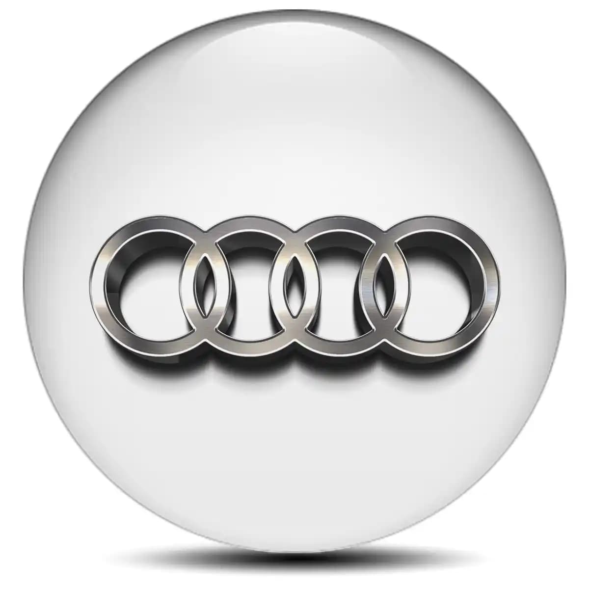 Audi Domed Sticker Self-Adhesive Tuning Car