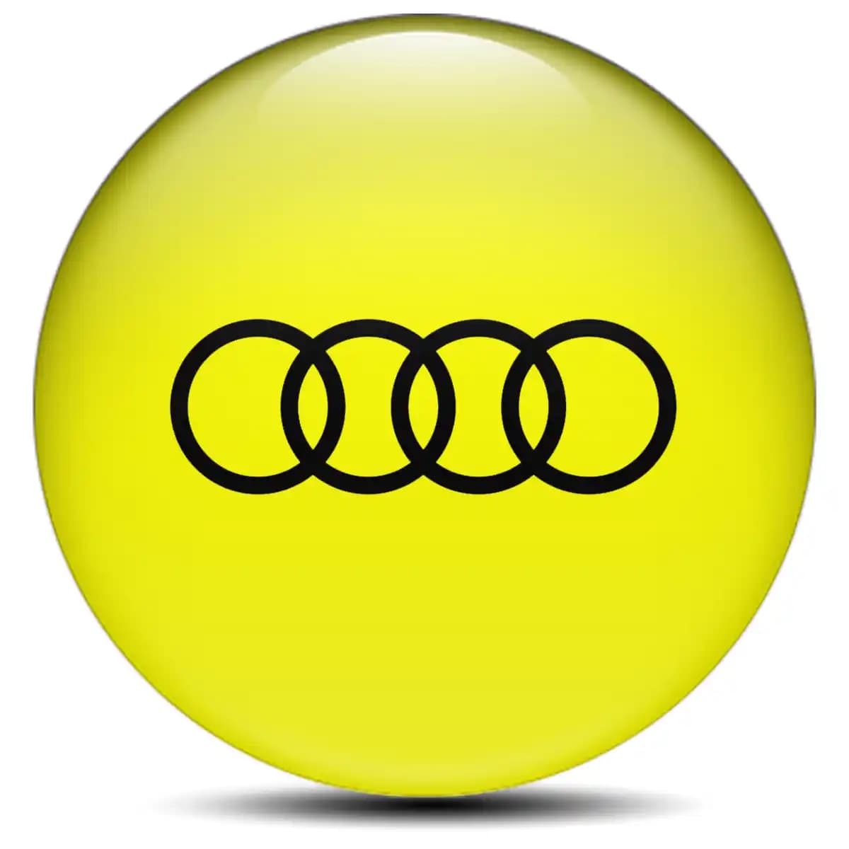 Audi Emblem Badge Self-Adhesive Premium Resin