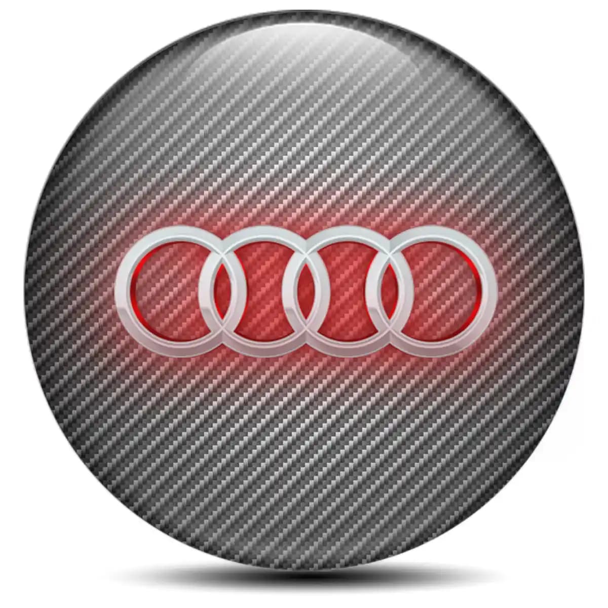 Audi Emblem Badge Self-Adhesive Stylish Design