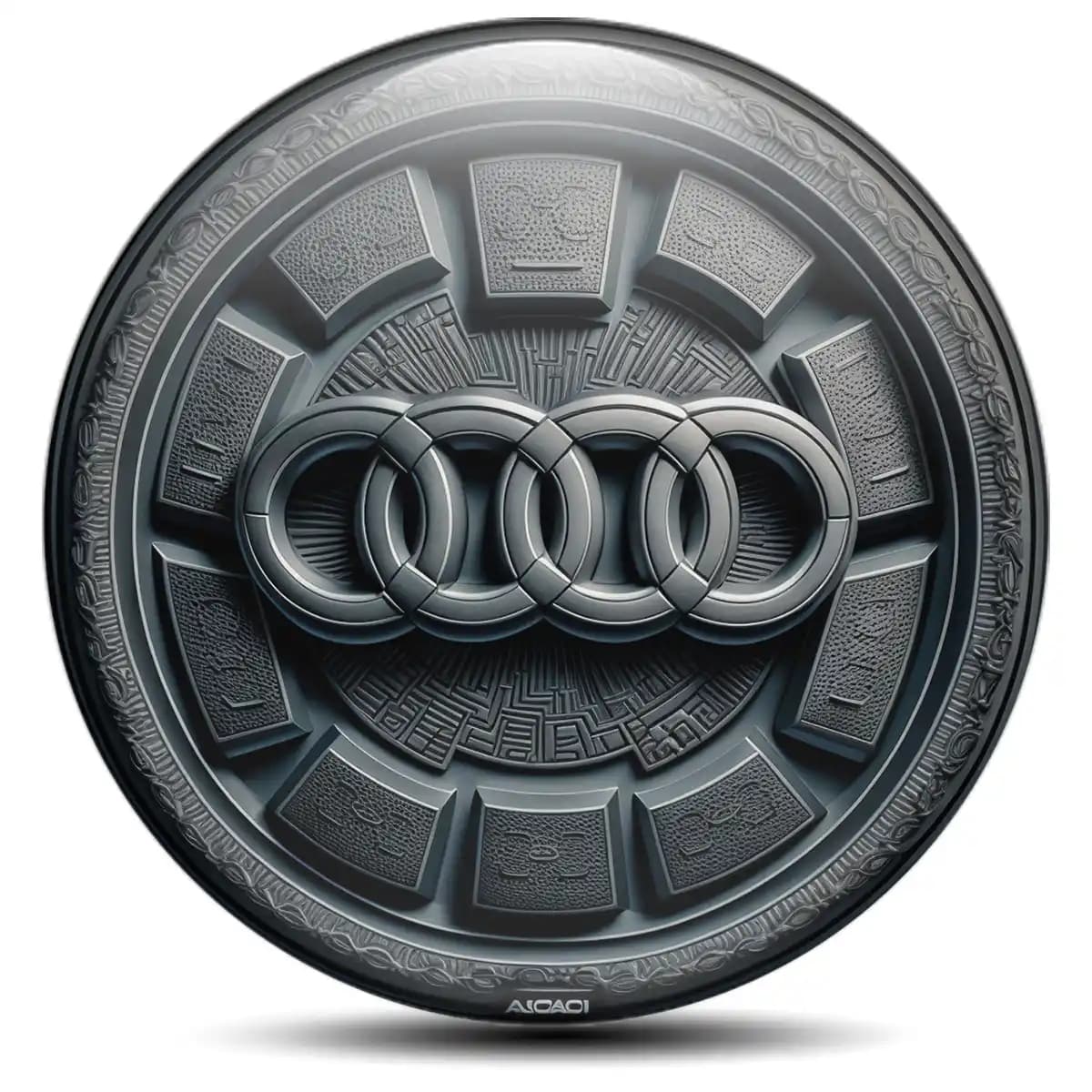 Audi Emblem Center Hub Cap Self-Adhesive Stylish Design