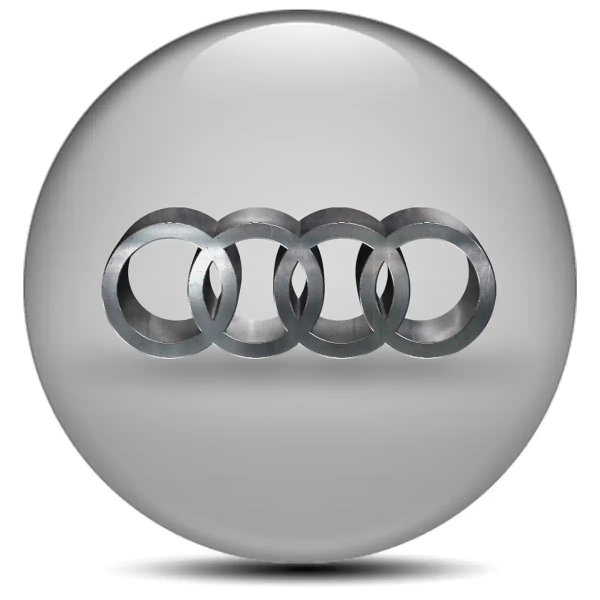 Audi Emblem Center Hub Cap Self-Adhesive Vortex Limited