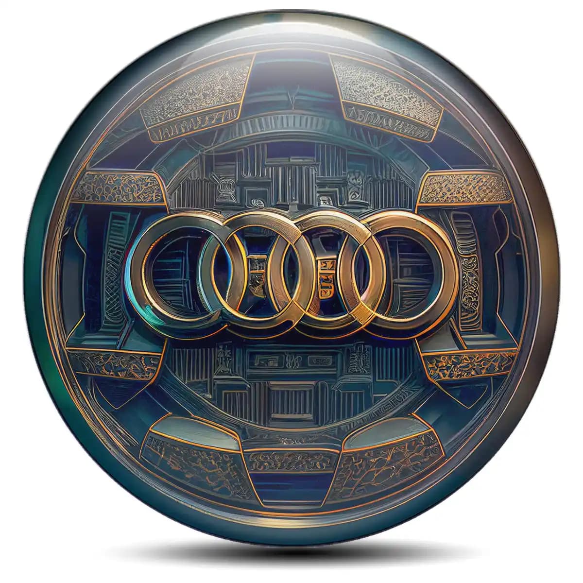 Audi Emblem Center Hup Cap Exterior Design