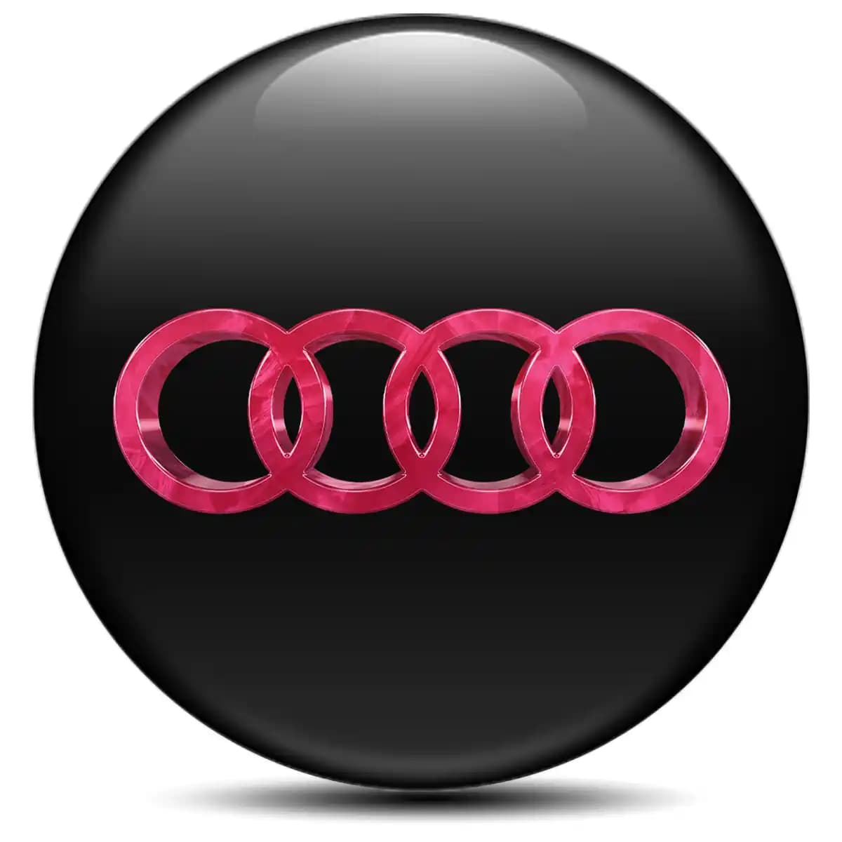 Audi Emblem Epoxy Self-Adhesive Interior Design