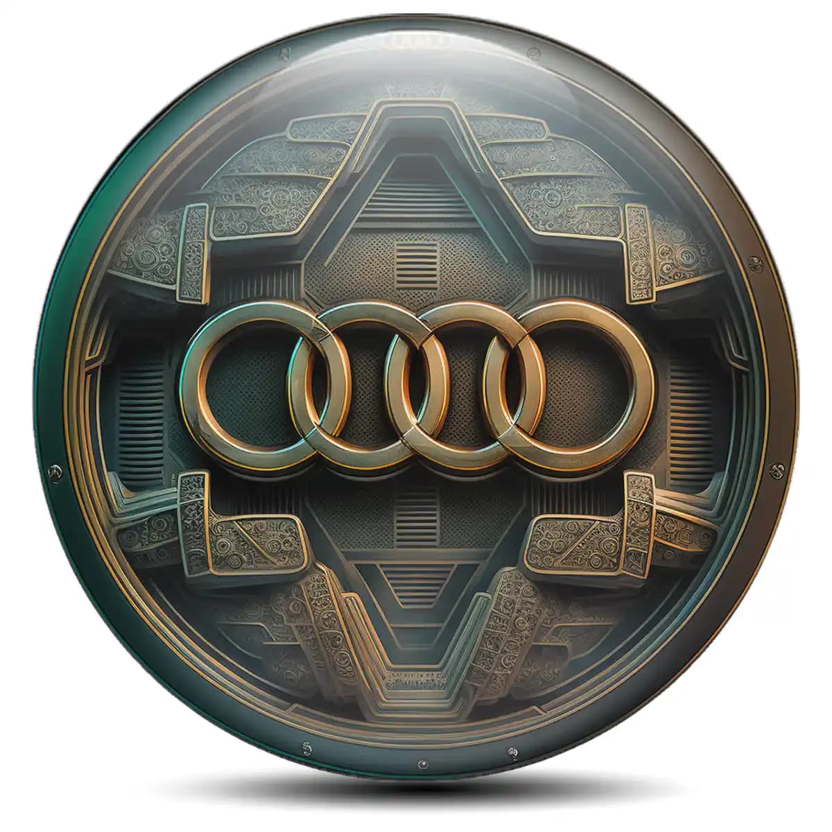 Audi Emblem Epoxy Self-Adhesive Limited Edition