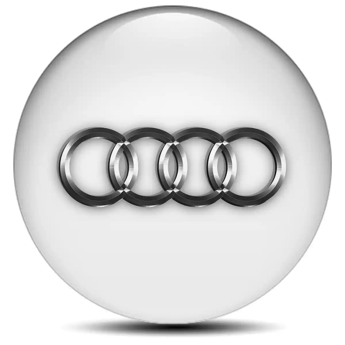 Audi Emblem Wheel Center Caps Self-Adhesive Tuning Car