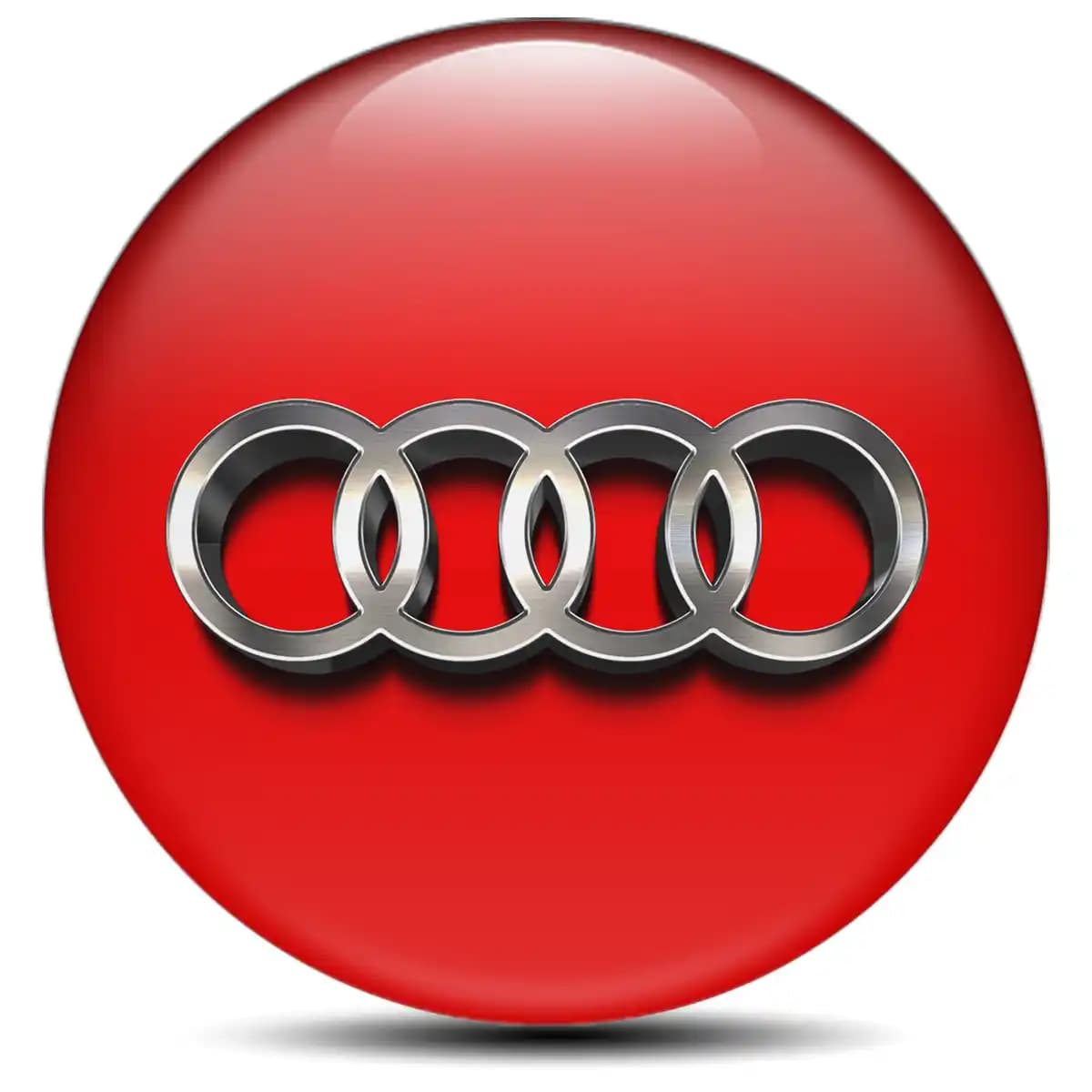 Audi Logo Emblem Self-Adhesive Branded Edition