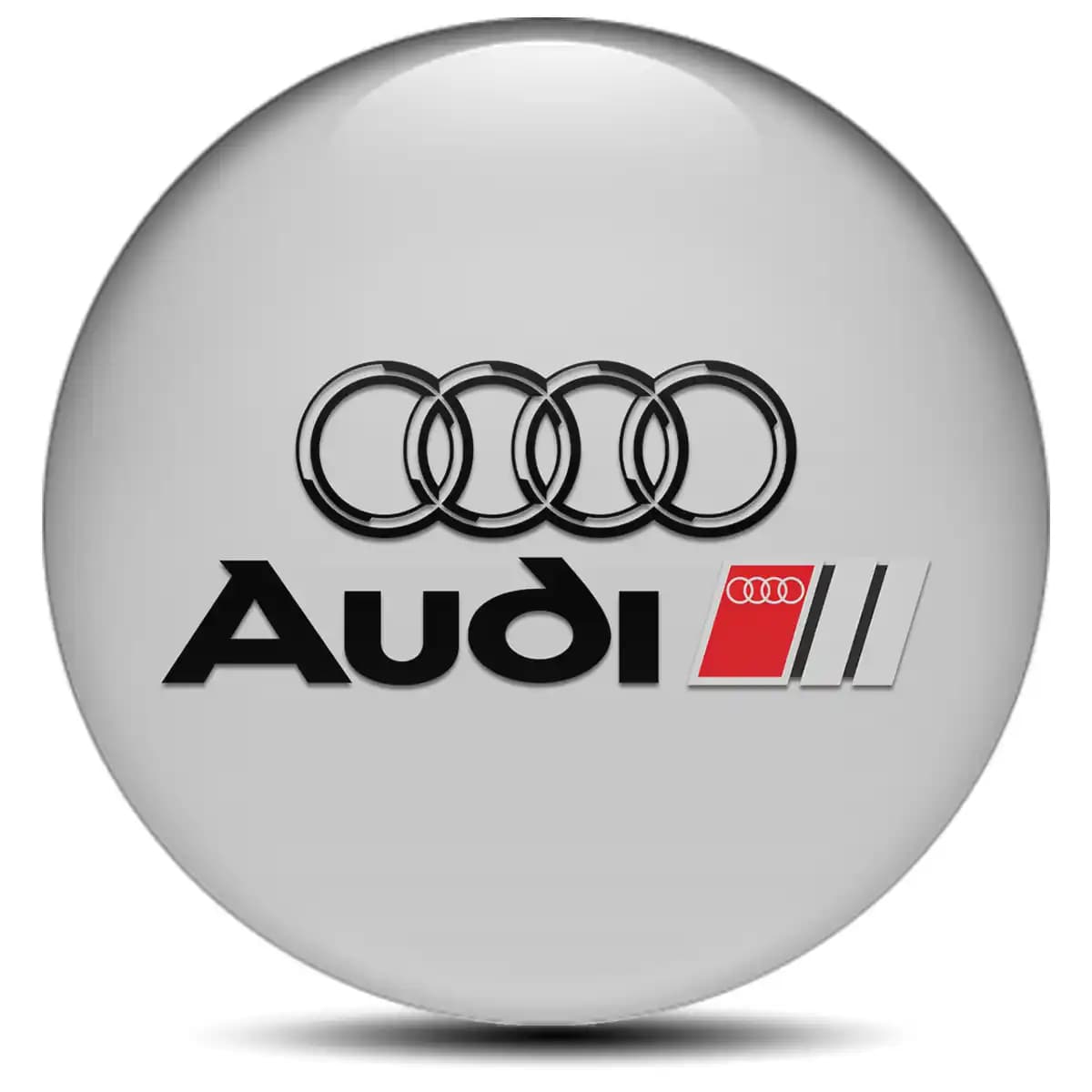 Audi Logo Emblem Self-Adhesive Stylish Design