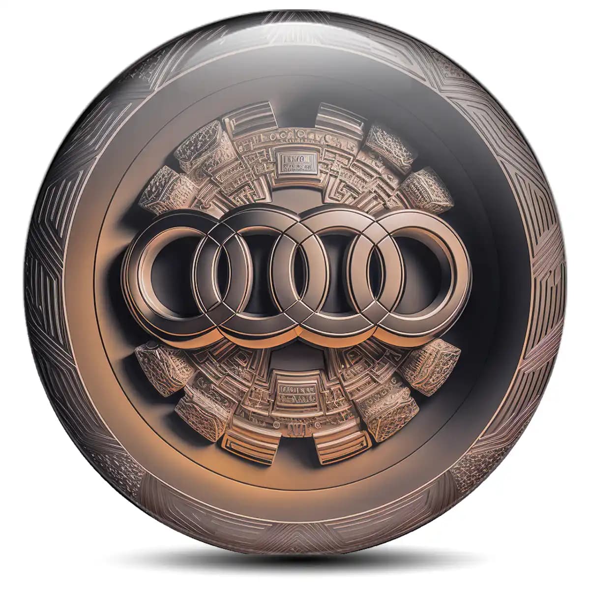 Audi Logo Emblem Self-Adhesive Tuning Car