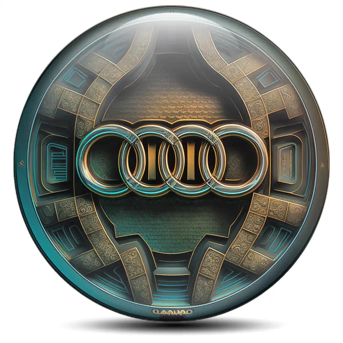 Audi Logo Emblem Stylish Design