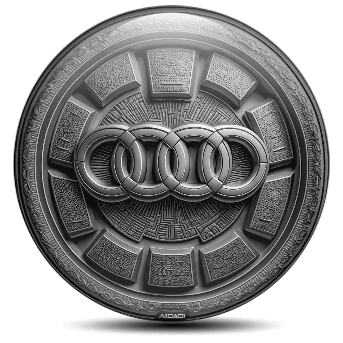 Audi Logo Sticker Premium Quality