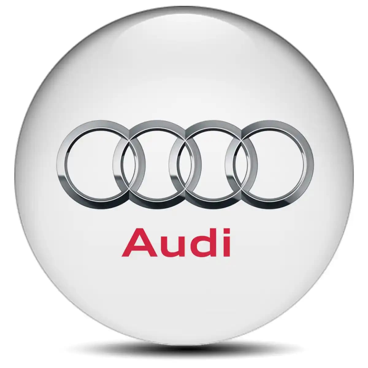 Audi Logo Sticker Stylish Design