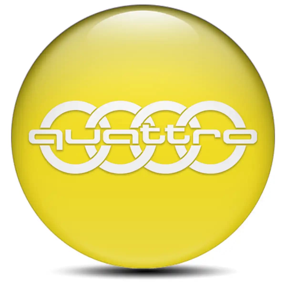 Audi Quattro Emblem Badge Self-Adhesive Stylish Design