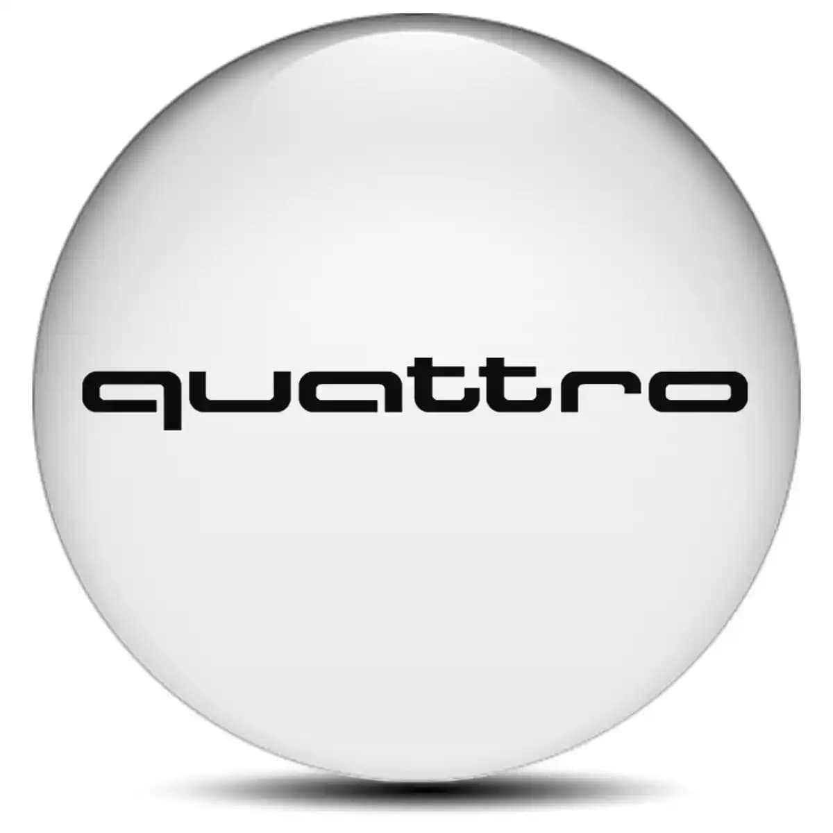 Audi Quattro Emblem Center Hup Cap Stylish Design