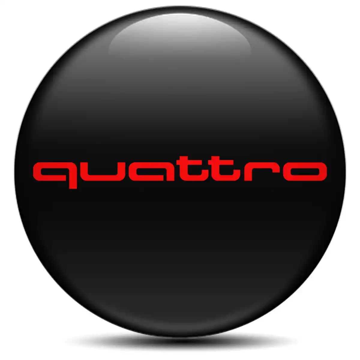 Audi Quattro Emblem Epoxy Self-Adhesive Stylish Design