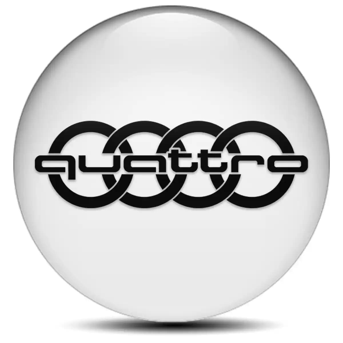 Audi Quattro Logo Sticker Stylish Design