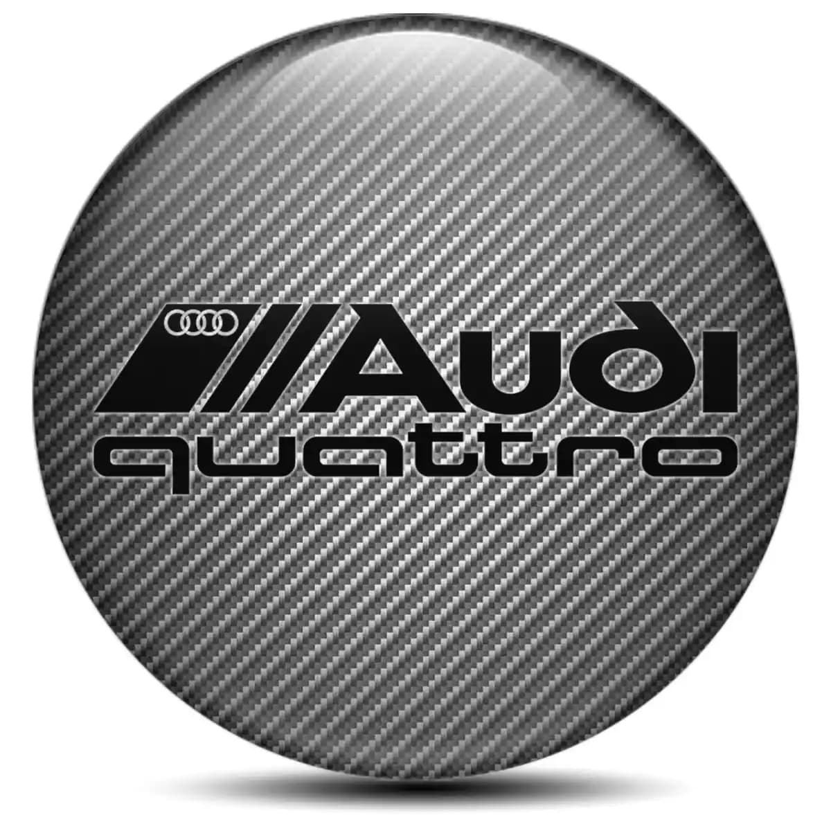 Audi Quattro Wheel Emblem Self-Adhesive Stylish Design