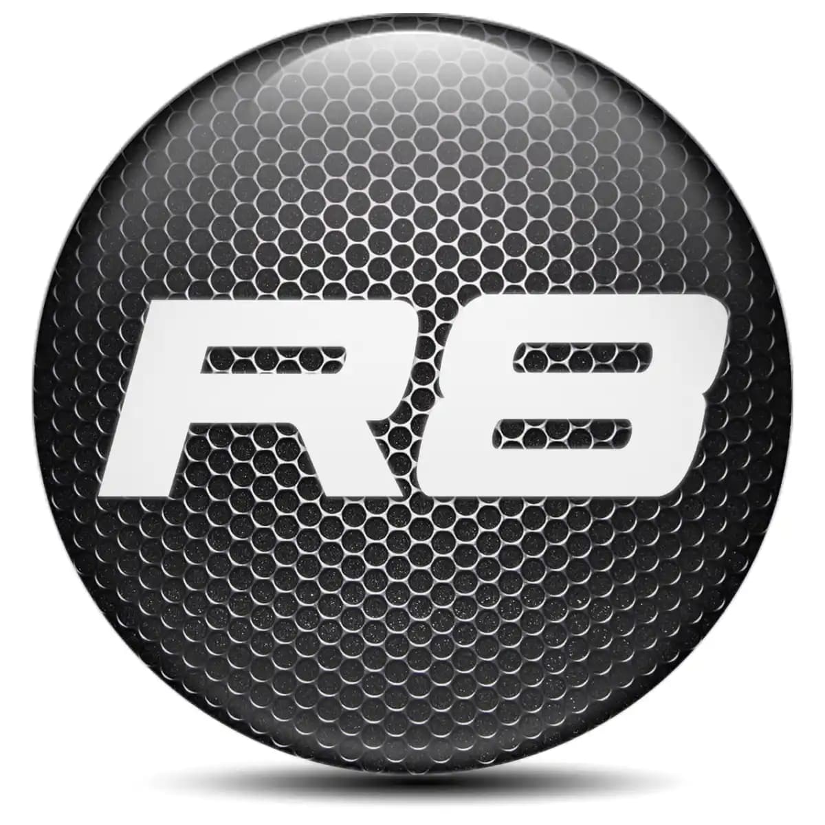 Audi R8 Domed Emblem Self-Adhesive Stylish Design