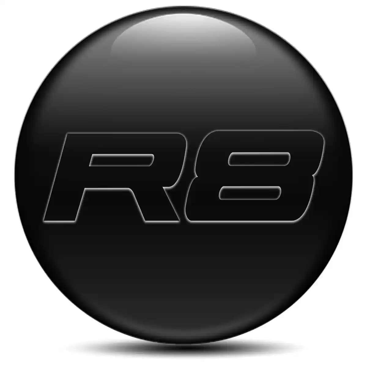 Audi R8 Domed Sticker Stylish Design