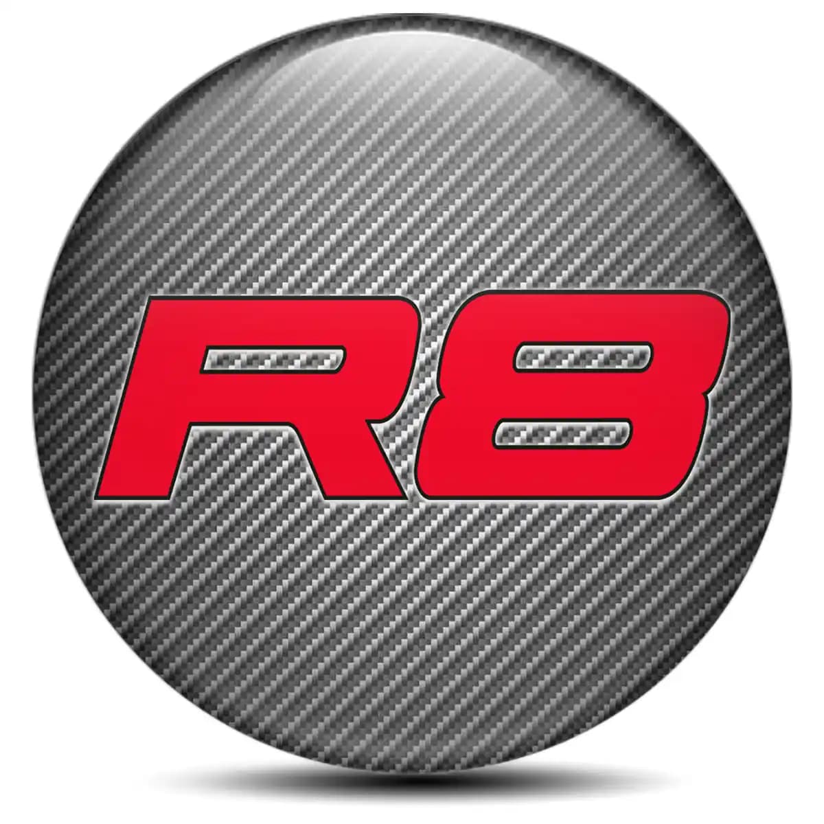 Audi R8 Emblem Badge Self-Adhesive Stylish Design