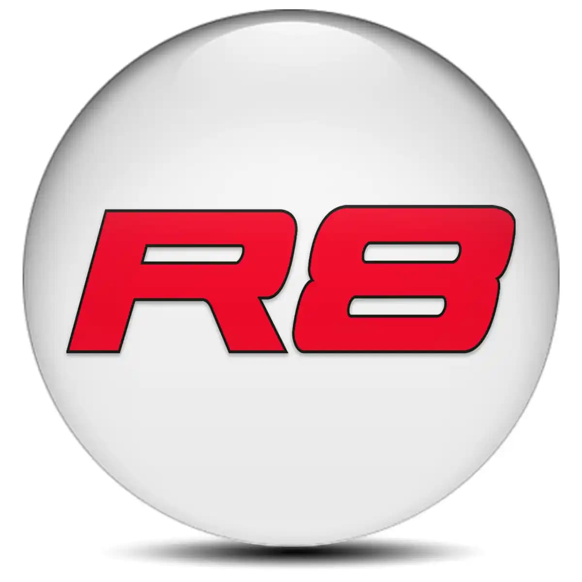 Audi R8 Logo Sticker Stylish Design